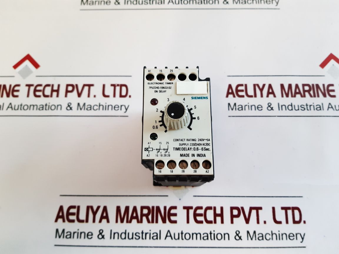 Siemens 7Pu2240-1Bn32-0Z Electronic Timer
