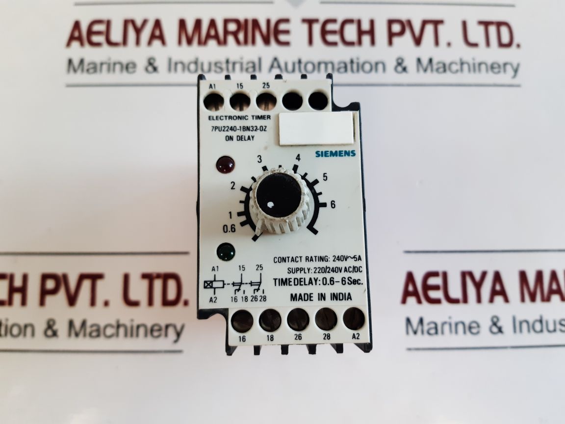 Siemens 7Pu2240-1Bn32-0Z Electronic Timer
