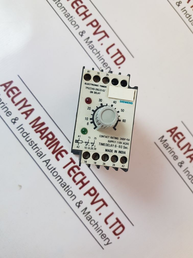 Siemens 7Pu2240-2Bg32-0Z Electronic Timer