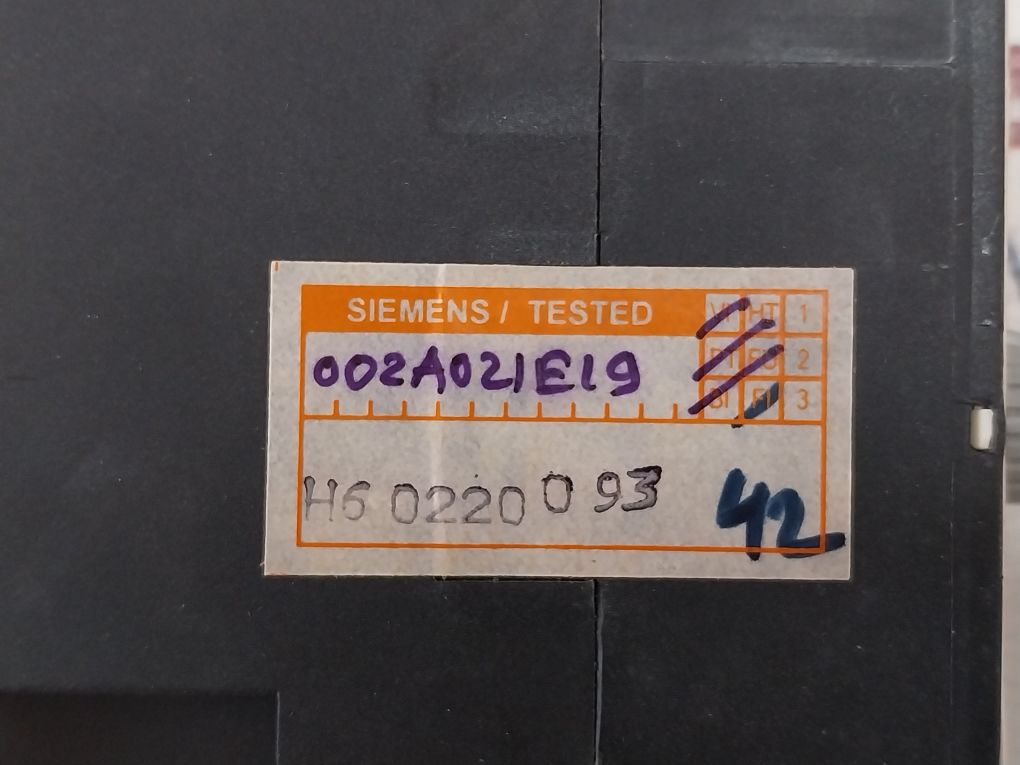 Siemens 7Pu2240-2Bn32-0Z On Delay Timer 6-60 Sec