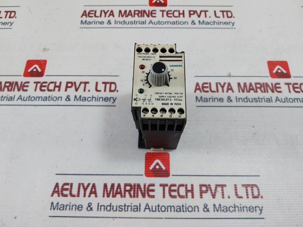 Siemens 7Pu2240-2Bn32-0Z On Delay Electronic Timer