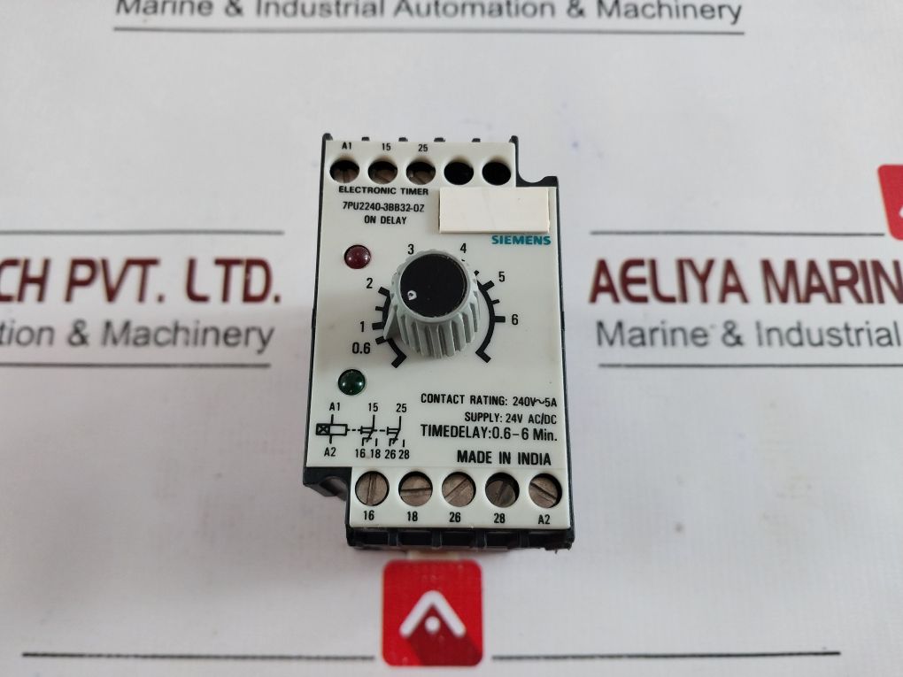 Siemens 7Pu2240-3Bb32-oz Electronic Timer 240V~5A