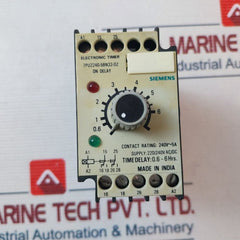 Siemens 7Pu2240-5Bn32-0Z Electronic Timer 0.6-6 Hrs