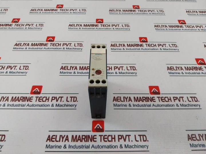 Siemens 7Pu4020-3An20 Time Relay On Delay Ac 220/240V 50/60Hz