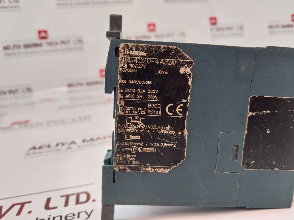 Siemens 7Pu4020-4Aj20 Solid State Time Relay