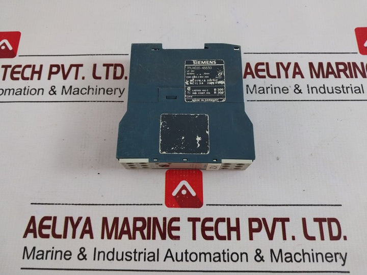 Siemens 7Pu4020-4Bb30 Time Delay Relay