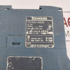 Siemens 7Pu4020-4Bb30 Time Delay Relay