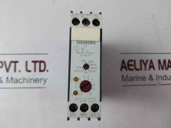 Siemens 7Pu4120-2Aj20 Time Relay