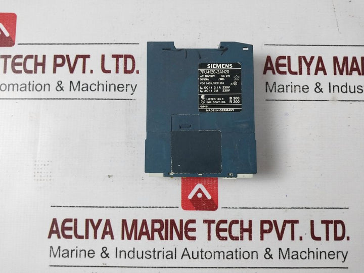 Siemens 7Pu4120-2An20 Time Delay Relay