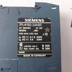 Siemens 7Pu4120-2An20 Time Delay Relay