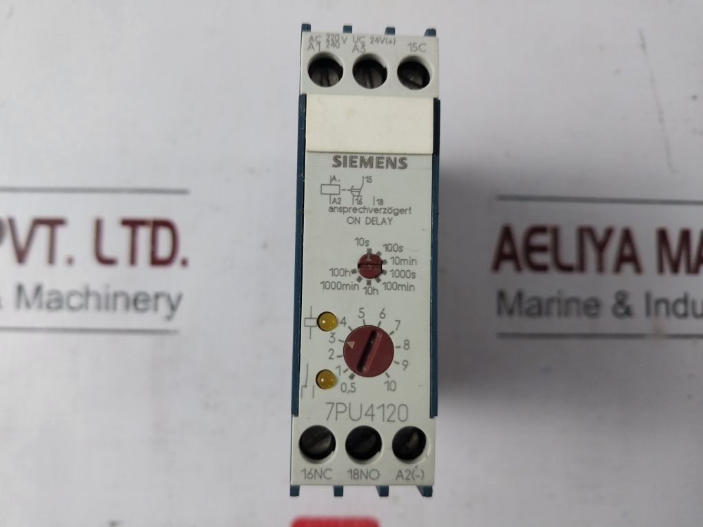 Siemens 7Pu4120-2An20 Time Delay Relay