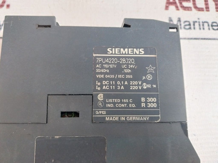 Siemens 7Pu4220-2Bj20 Time Relay 10S-100H