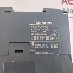 Siemens 7Pu4220-2Bj20 Time Relay 10S-100H