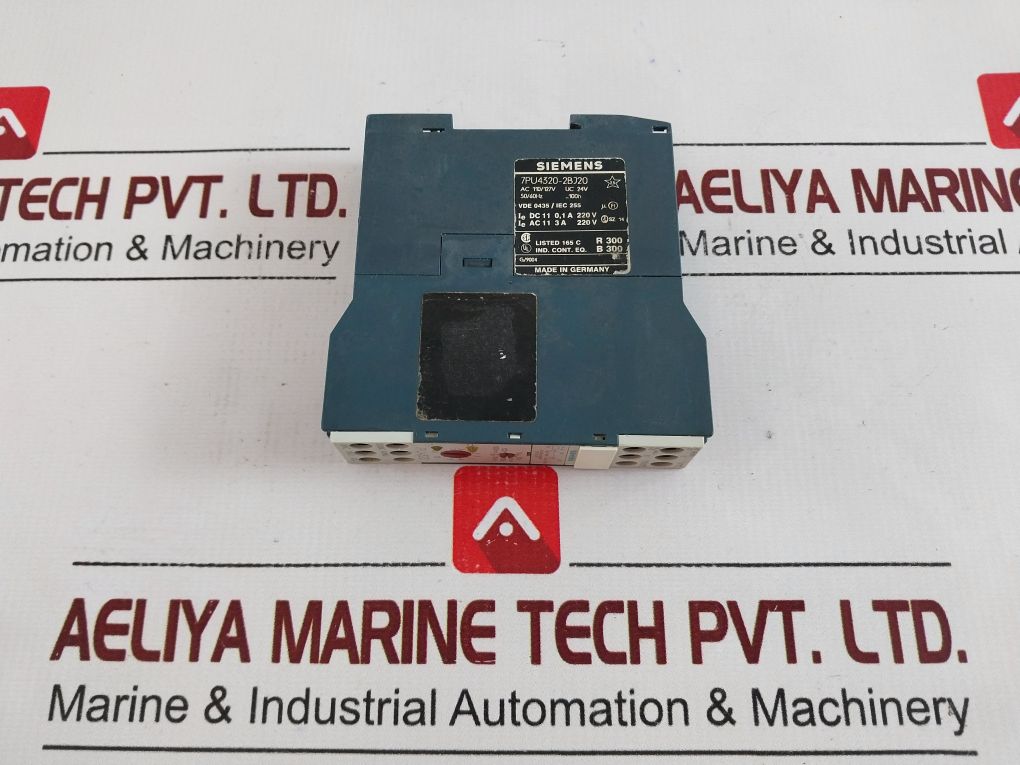 Siemens 7Pu4320-2Bj20 Time Relay Ac 110/127V Uc 24V