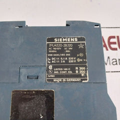Siemens 7Pu4320-2Bj20 Time Relay Ac 110/127V Uc 24V