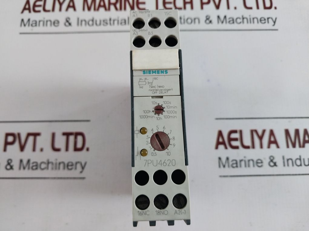 Siemens 7Pu4620-2Aj20 Time Delay Relay
