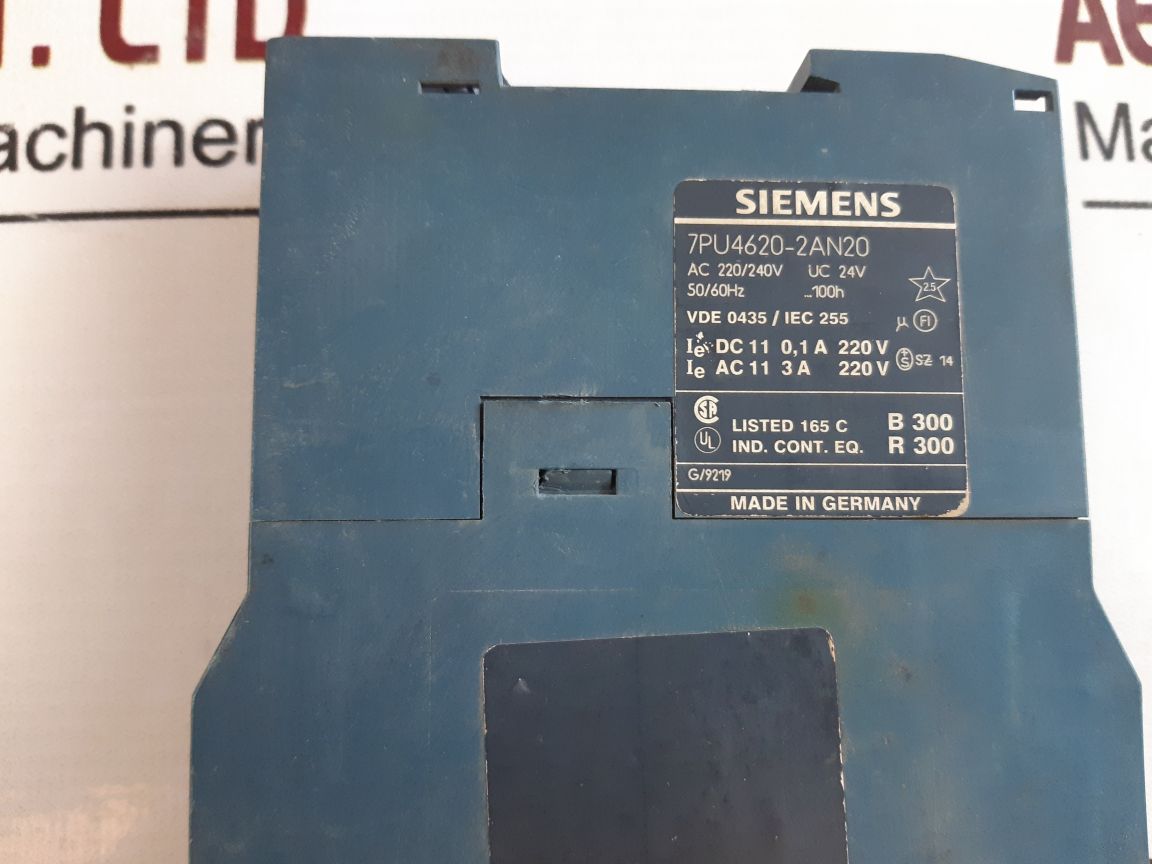 Siemens 7Pu4620-2An20 Time Delay Relay Free Shipping By Express