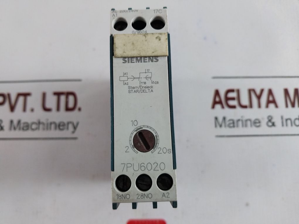 Siemens 7Pu6020-7Nn20-zh07 Time Relay