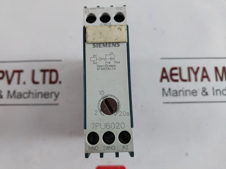 Siemens 7Pu6020-7Nn20-zh07 Time Relay