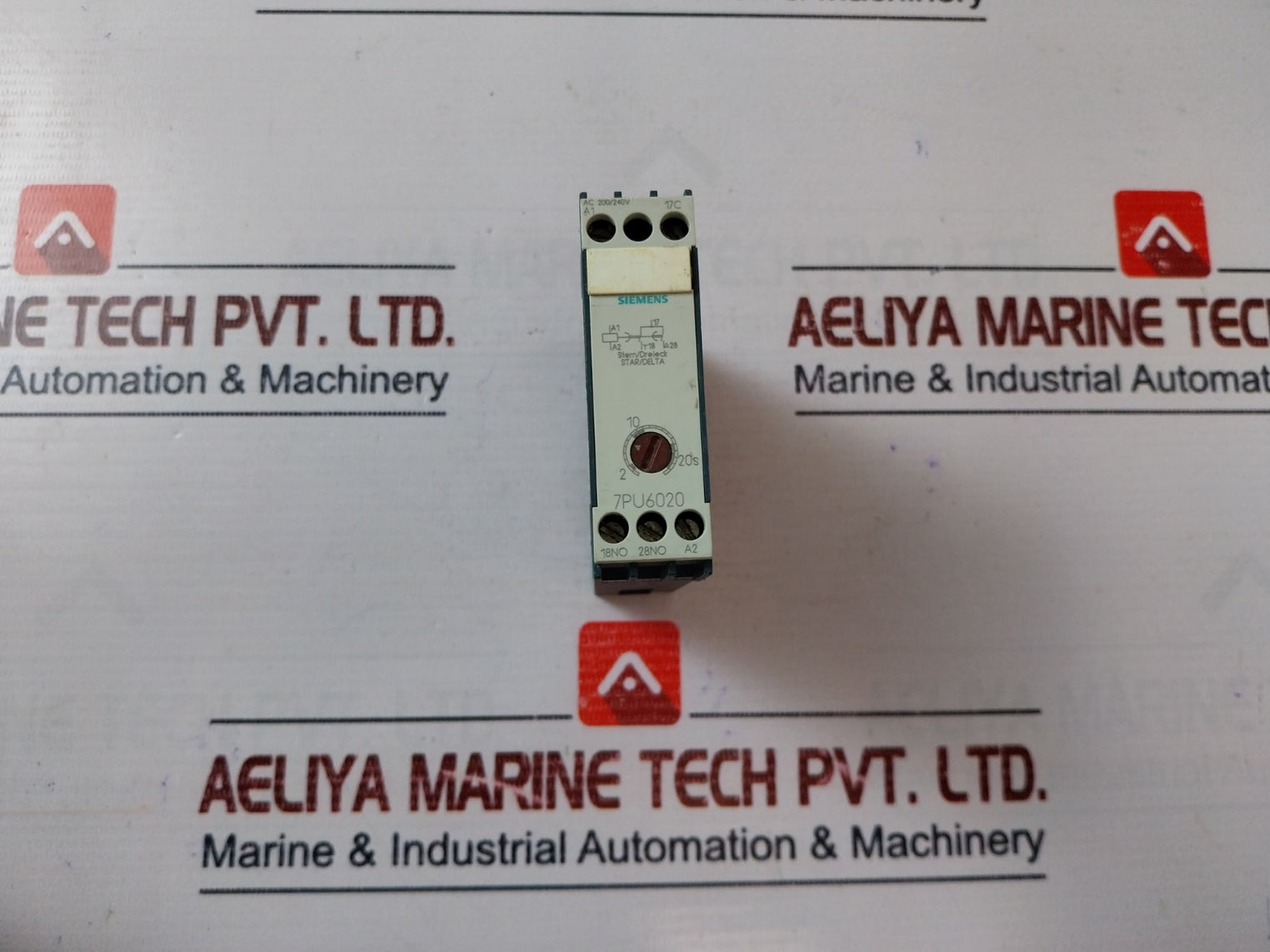 Siemens 7Pu6020-7Nn20 Star/Delta Timer Relay 200/240 Vac