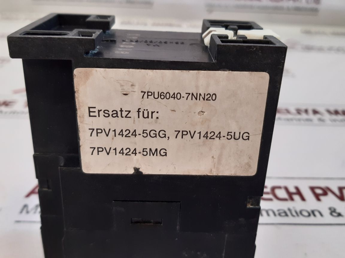 Siemens 7Pu6040-7Nn20 Time Delay Relay 20S
