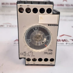 Siemens 7Pu6040-7Nn20 Time Delay Relay 20S
