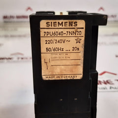 Siemens 7Pu6040-7Nn20 Time Delay Relay 20S
