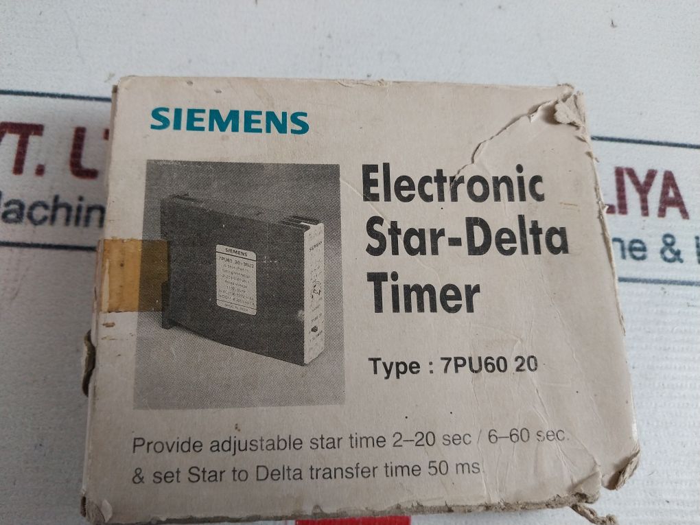 Siemens 7Pu60 20-3Nj2 Star-delta Timer
