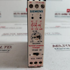 Siemens 7Pu60 20-3Nj2 Star-delta Timer