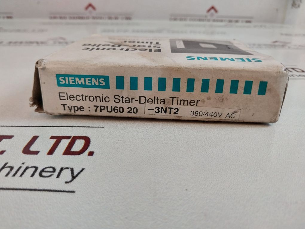 Siemens 7Pu60 20-3Nt2 Star-delta Time Delay Relay 