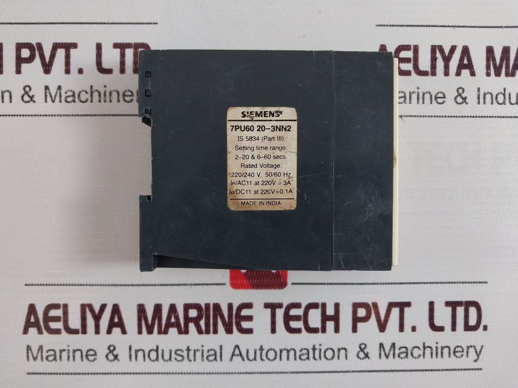 Siemens 7Pu60 20 Timer 2-20 & 6-60 Sec