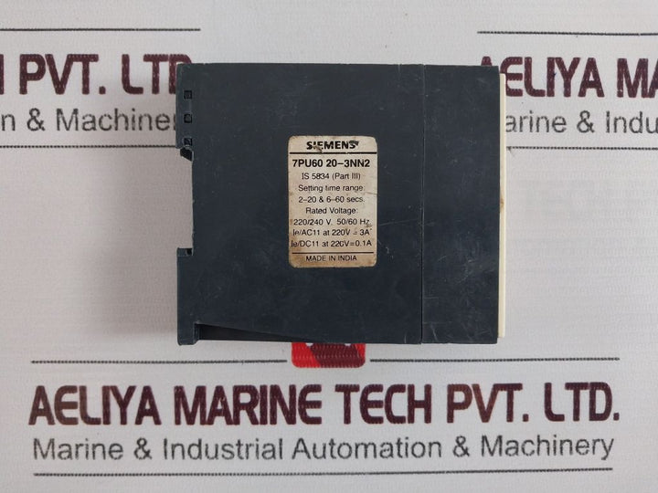 Siemens 7Pu60 20 Timer 2-20 & 6-60 Sec