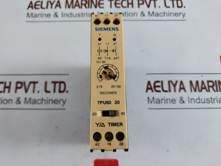 Siemens 7Pu60 20 Relay