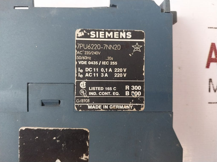Siemens 7Pu6220-7Nn20 Time Relay Free Shipping By Express