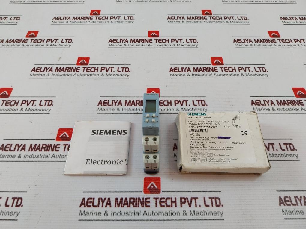 Siemens 7Pv0732-1Av20 Multifunction Timer 0.1S – 999H
