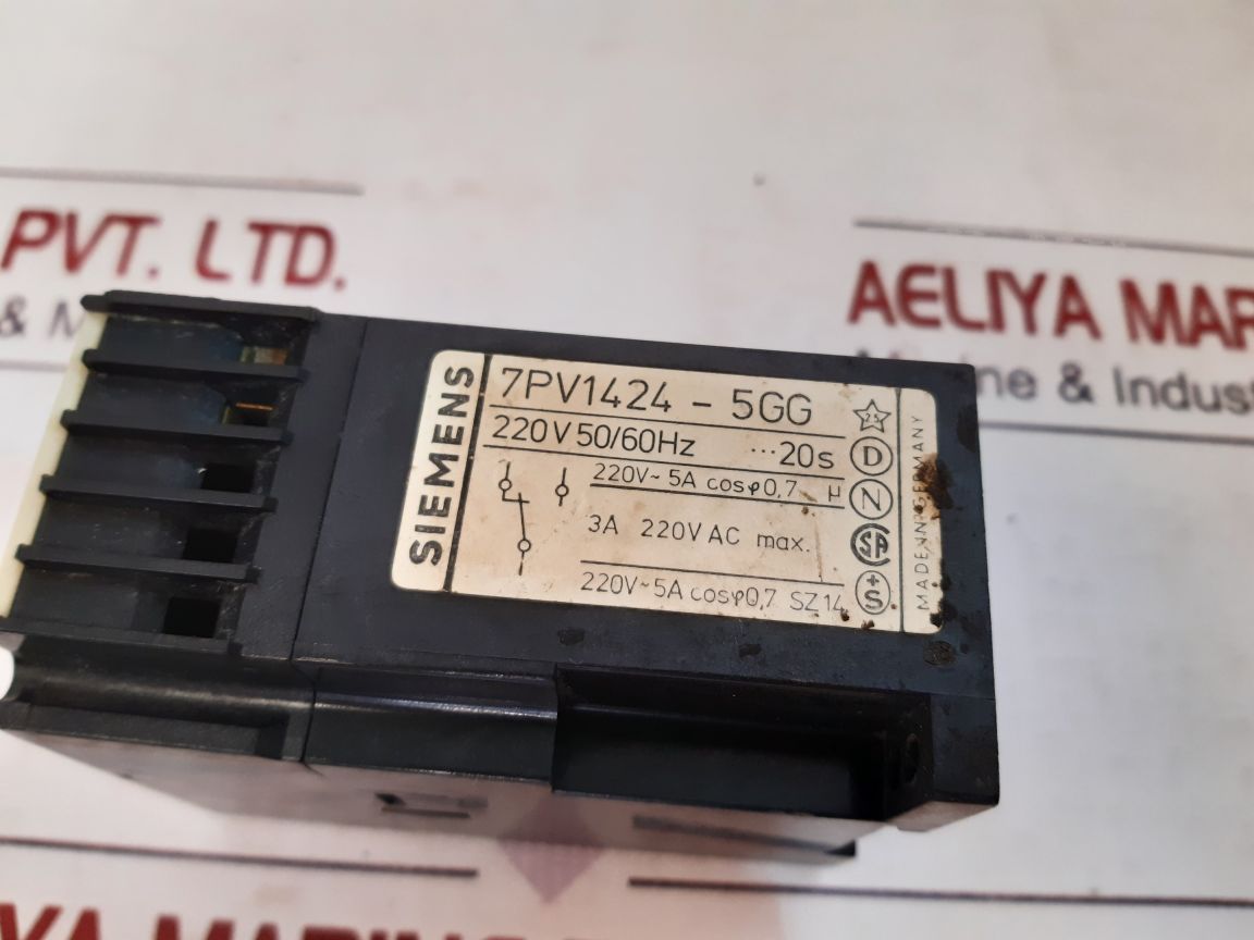 Siemens 7Pv1424-5Gg Timer On Delay