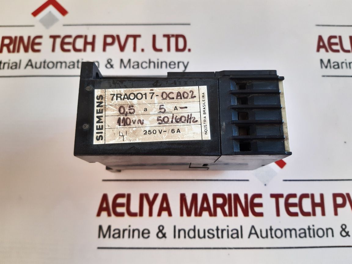 Siemens 7Raoo17-0Ca02
