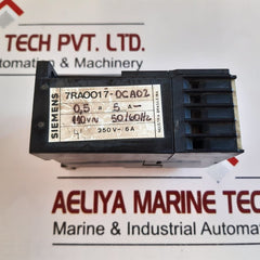 Siemens 7Raoo17-0Ca02
