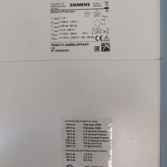 Siemens 7Sa6111-5Ab92-0Pp4/Ff Distance Protection Relay