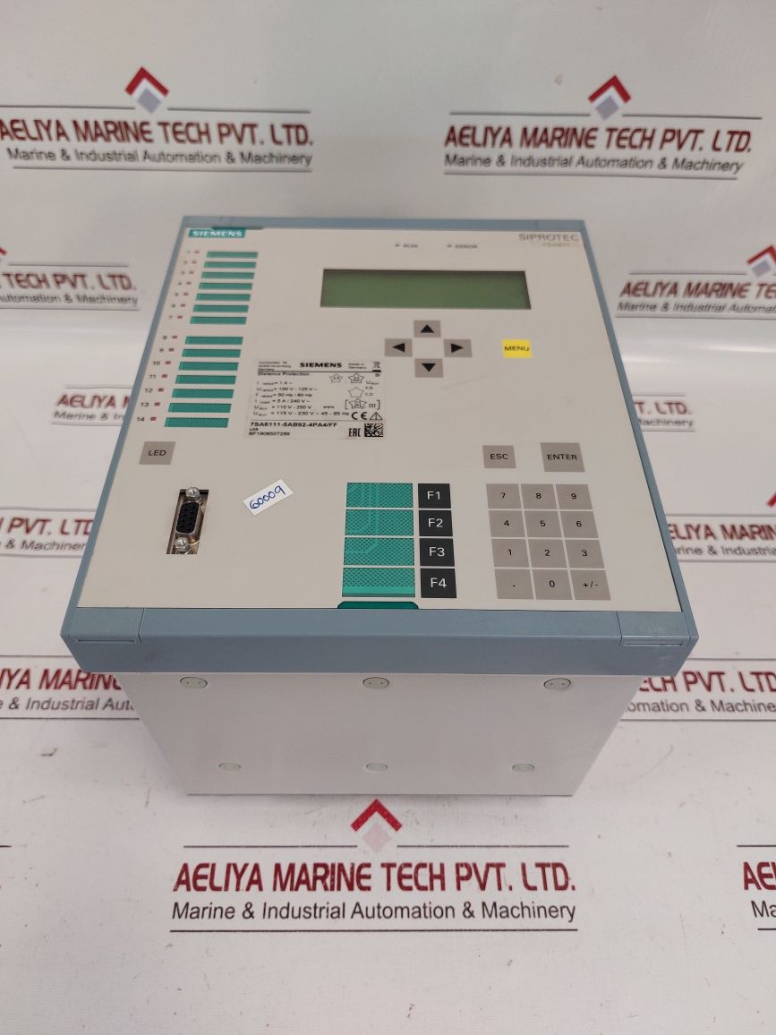 Siemens 7Sa6111-5Ab92-4Pa4/Ff Distance Protection Relay