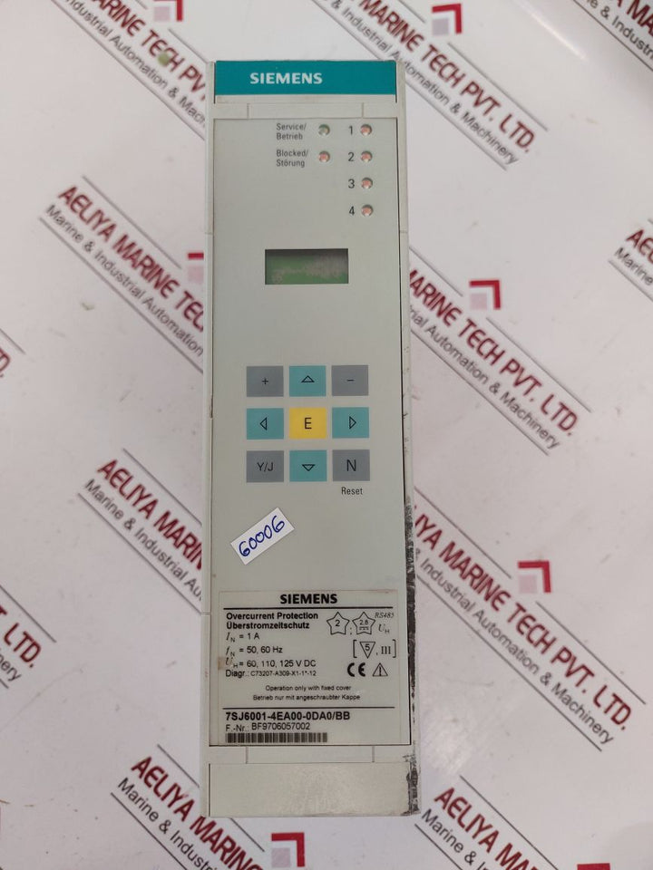 Siemens 7Sj6001-4Ea00-0Da0Bb 125V Dc
