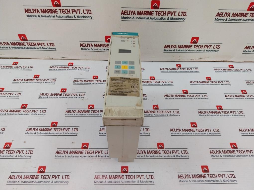 Siemens 7Sj6001-4Ea00-0Da0/Bb Overcurrent Protection Relay 240V Ac 50/60Hz