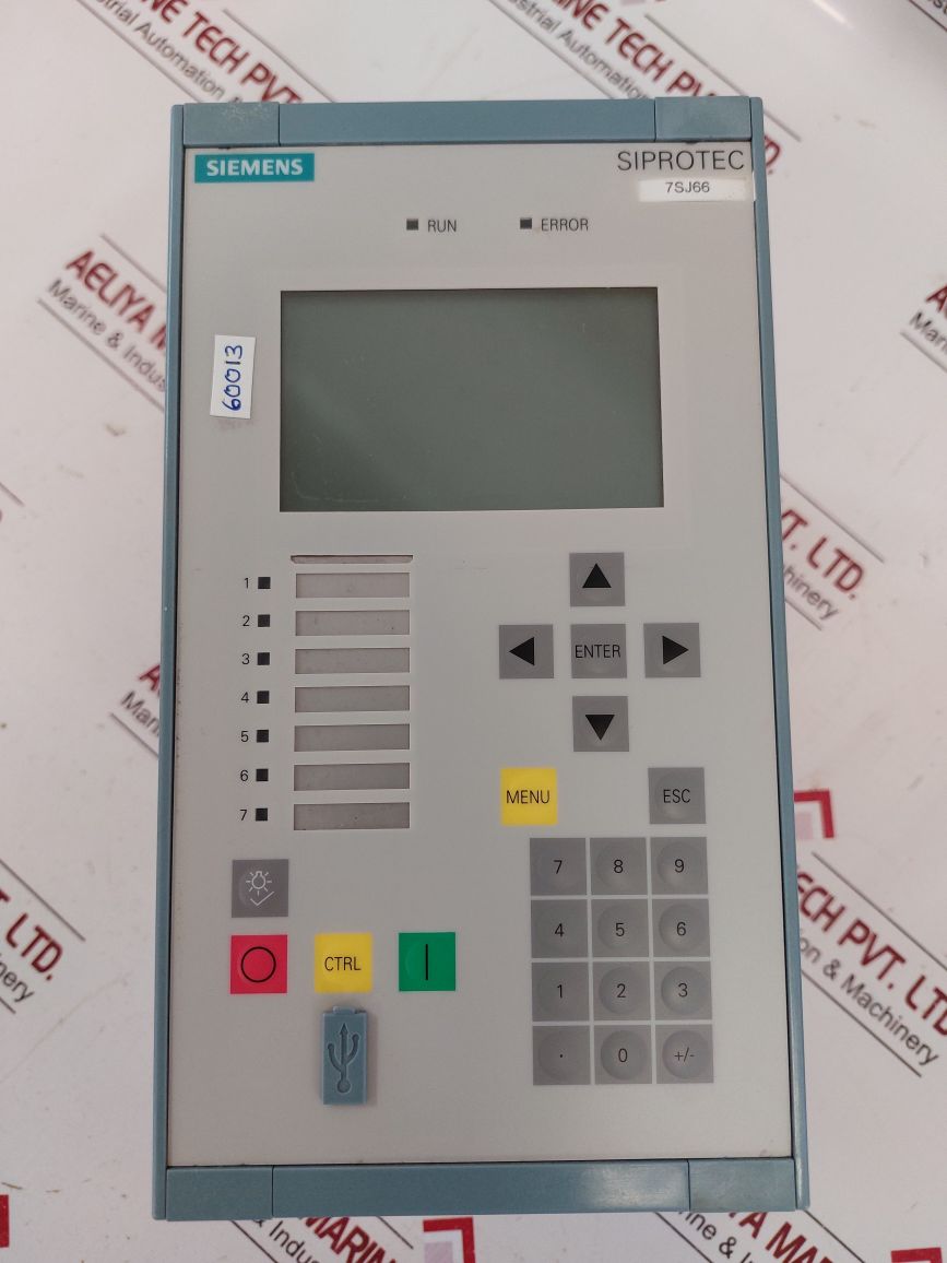 Siemens 7Sj6621-6Kb90-1Fd0Bb Multifunction Protective Relay
