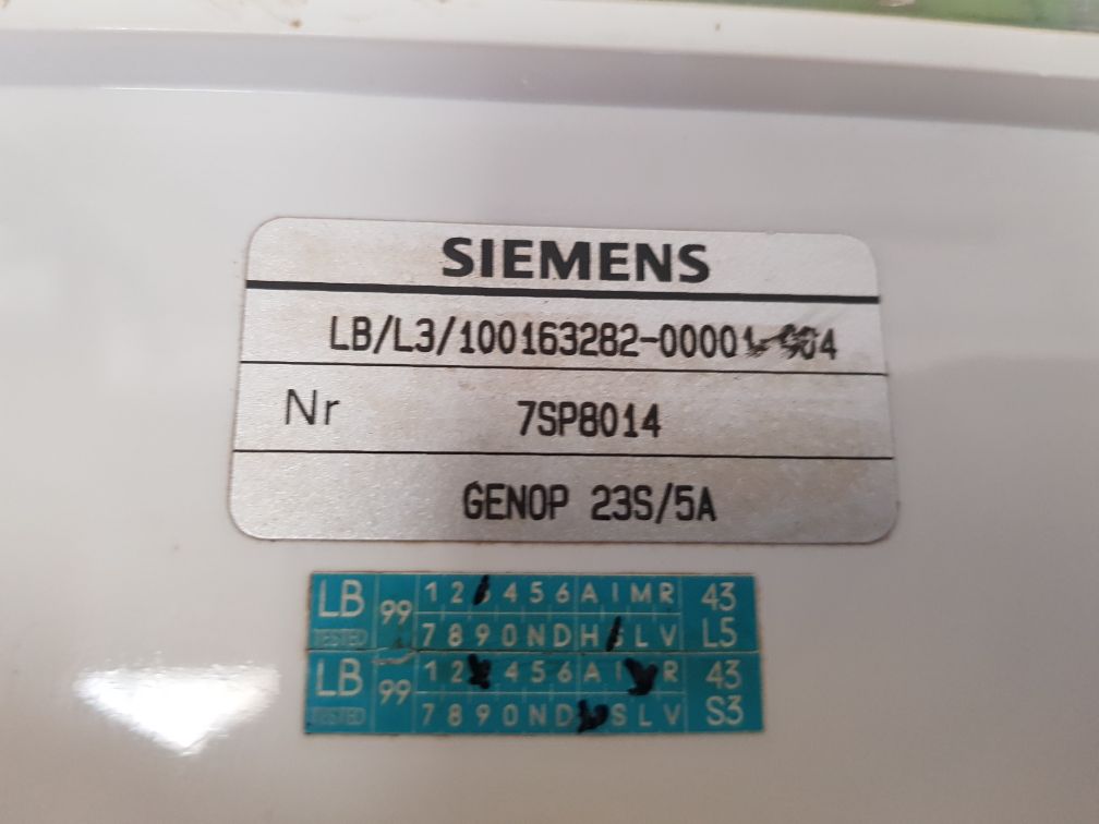 Siemens 7Sp8014 Overcurrent-reverse Power Protection