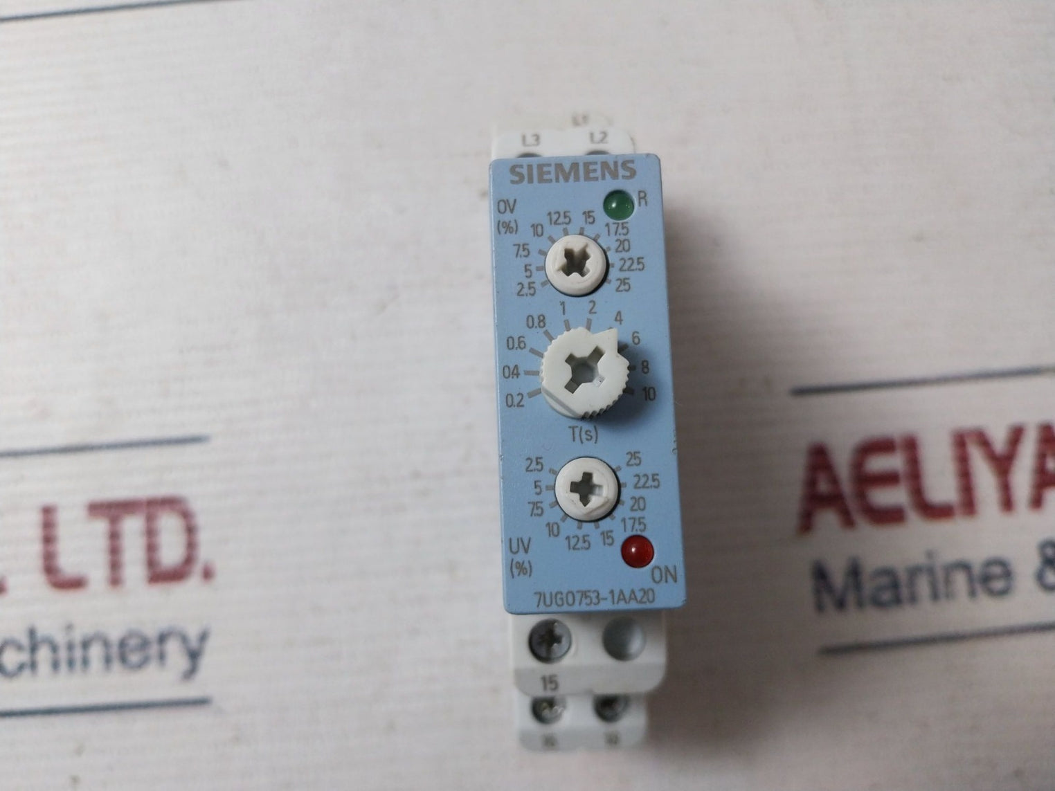 Siemens 7Ug0753-1Aa20 Voltage Monitoring Relay