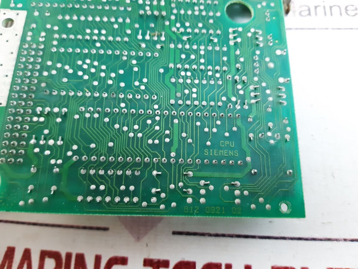 Siemens 812092201 S Pcb Card 812 0921 02 Set