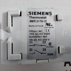 Siemens 8Mr 2170-1E Thermostat 250V Module No.01172.0-00