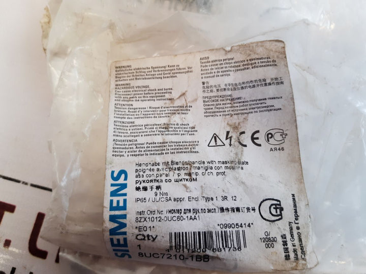 Siemens 8Uc72101Bb Handle With Masking Frame