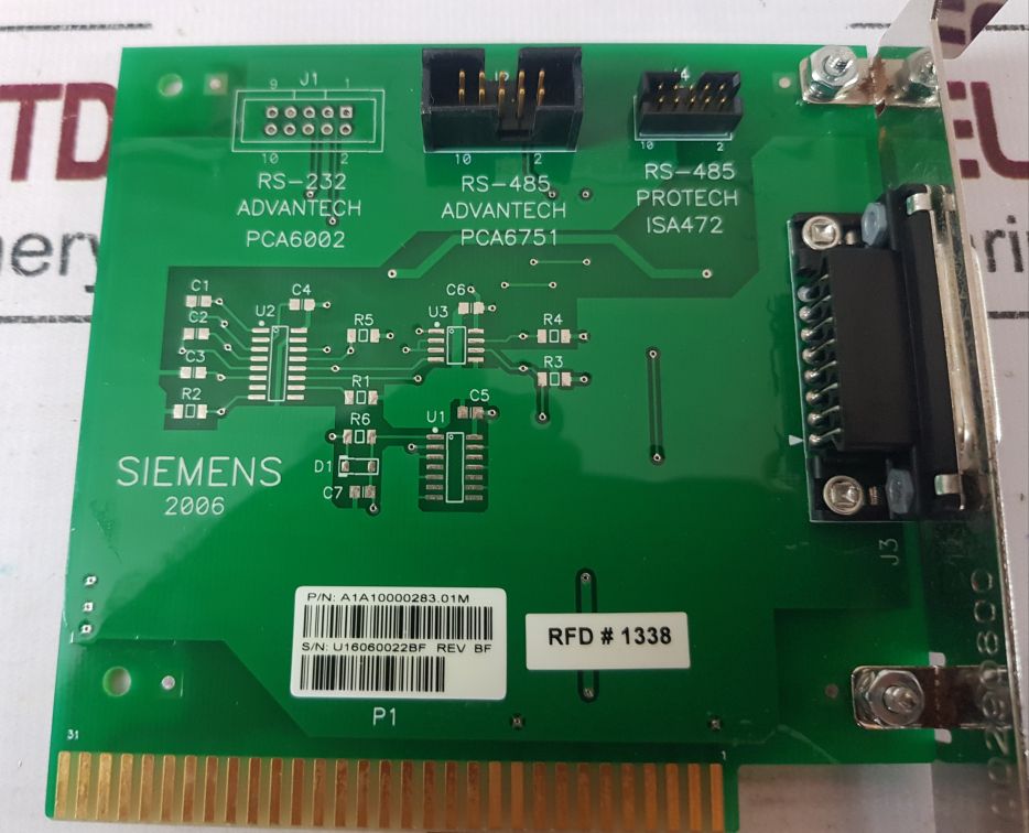 Siemens A1A10000283.01M Pc Board