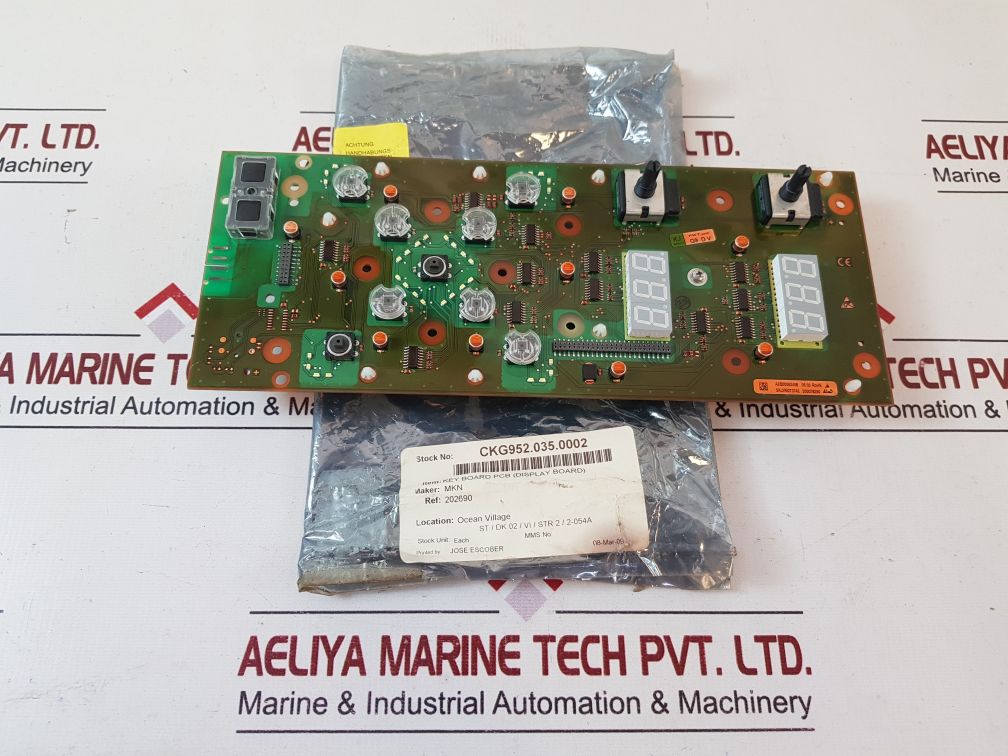 Siemens A2B00063458 Key Board Pcb
